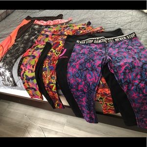 Lot of 6 pairs of women’s Zumba leggings